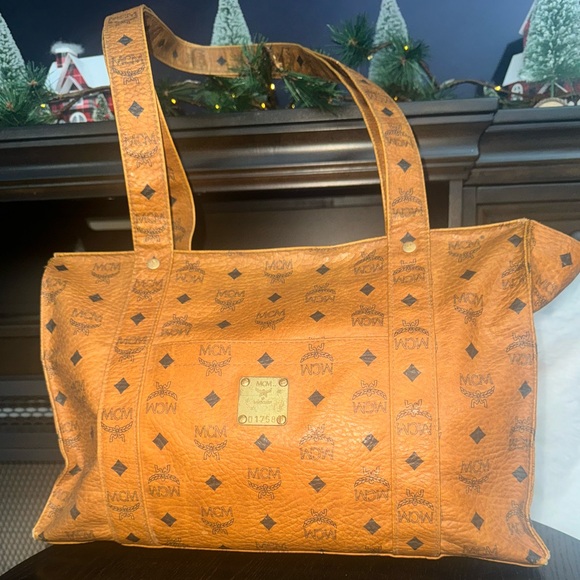 MCM Handbags - Vintage MCM Visetos Shopper Tote | Cognac | Authentic